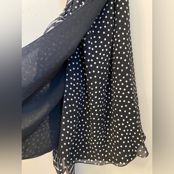 ESCADA 100% Silk Polka Dot Wrap Dress Y2K Vintage Size Eur 36 - Picture 10 of 11